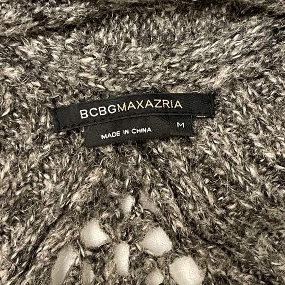 BCBG Maxazria Sweater Unique Cut-out Back Design and Longer Style Line - Picture 3 of 7